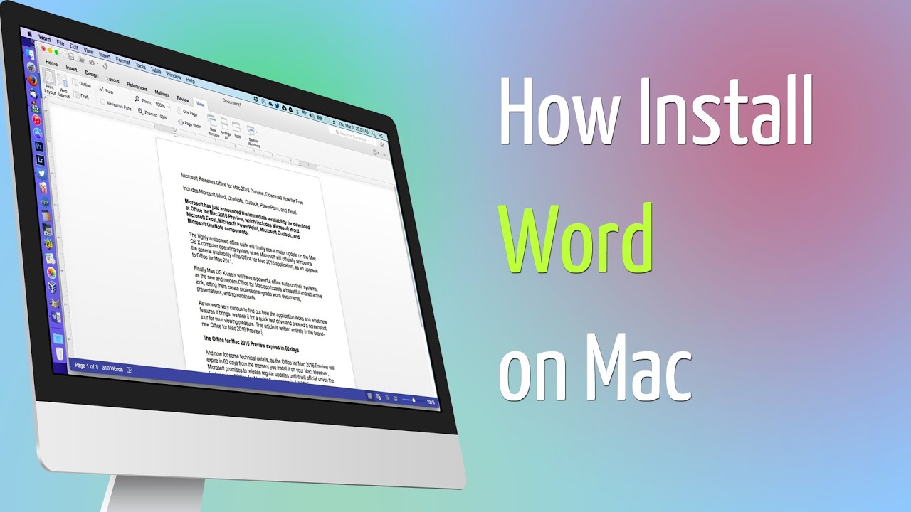 download microsoft word free for mac